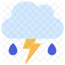 Gewitter Regen  Symbol