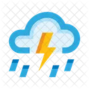 Gewitter Regen  Symbol