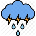 Gewitter Regen  Symbol