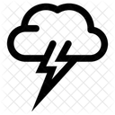 Gewitterwolke  Symbol