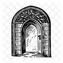 Gewölbter Eingang  Symbol