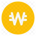 Won Munze Munze Wahrung Symbol