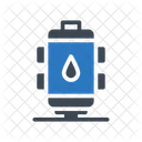 Geysir Wasser Heizung Symbol