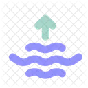 Flutwelle  Symbol