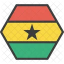 Ghana African Country Icon