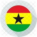 Ghana Circle Gloss Icon