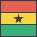 Ghana African Country Icon