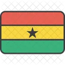 Ghana Africano Pais Icono