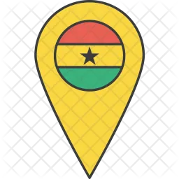 Ghana Flag Icon