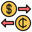 Usa Ghana Currency Icon