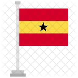 Ghana Flag Icon