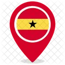 Ghana Pais Nacional Icono