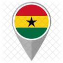 Ghana Country Location Location Icon