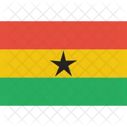 Ghana Flag Icône