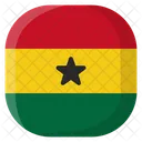 Ghana Flag Country アイコン