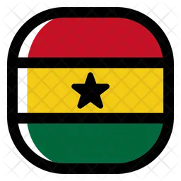 Ghana Flag Icon