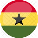 Ghana Flag Country Icon