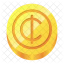 Ghana Moneda Dinero Icono