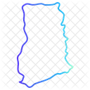 Ghana map  アイコン