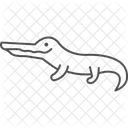Gharial Reptile Scaly Icon