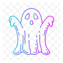Ghost Gradient Party Halloween Icon