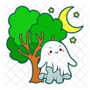 Ghost Halloween Horror Icon