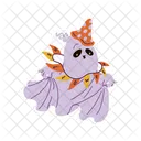 Cute Ghost Cartoon Icon