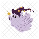 Cute Ghost Cartoon Icon