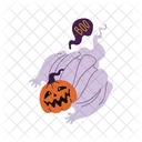 Cute Ghost Cartoon Icon