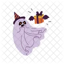 Cute Ghost Cartoon Icon
