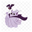 Cute Ghost Cartoon Icon