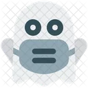 Ghost Emoji With Face Mask Emoji Icon