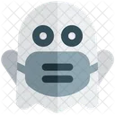 Ghost Emoji With Face Mask Emoji Icon