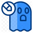 Ghost Halloween Coloring Icon