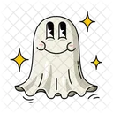 Ghost Cartoon Halloween Icon