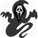 Ghost Demon Mouth Halloween Icon