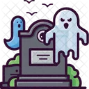 Ghost Scary Grave Icon