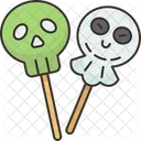 Ghost Lollipops Stick Icon