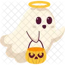 Ghost Halo Pumpkin Icon