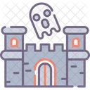Ghost Castle Haunted House Castle Icon