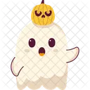 Halloween Ghost Pumpkin Icon