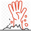 Evil Hand Ghost Hand Halloween Accessory Icon