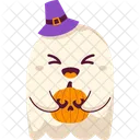 Halloween Ghost Pumpkin Icon