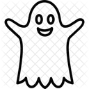 Ghost Halloween Dress Up Icon