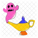 Magic Lamp Genie Lamp Ghost Lamp Symbol