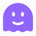 Ghost Smile Spooky Horror Icon