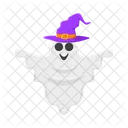 Ghost wearing a spooky hat  Icon