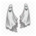 Ghost White Ghost Scary Icono