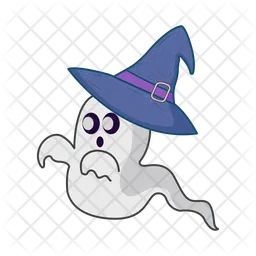 Ghost witch hat  Icon