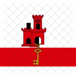 Dar gibraltar Flag Ícone